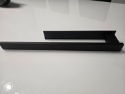 samoprzylepny wieszak uchwyt na ręczniki czarny