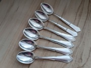 POSREBRZANE ŁYŻECZKI DO KAWY FILIŻANKI DANIA RÓŻNE