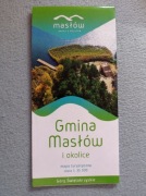 Gmina Masłów i okolice mapa laminowana 