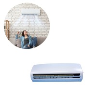 Klimakonwektor 2P 6 KW z Pilotem do Pompy Ciepła