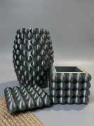 3D Zestaw Dekoracyjny: Waza i Szkatułka – Silk Green (Zielony Jedwab)