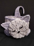 Kot-kosz dla cukierków lub na kwiaty.Cena-50zł