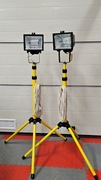 Dwie lampy PHILIPS , stojące na statywach ze sterowaniem zdalnym