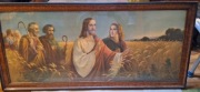 Zabytkowy Obraz Jezus z Apostołami 128x60 cm 