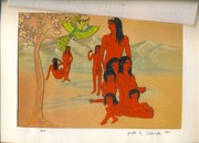 Folia animacyjna, klisza fiolmowa, bajka "Pierzasty wąż". Pr. Cz. Stefańska