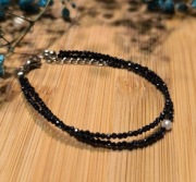 Podwójna bransoletka Noc Kairu z Perełką