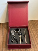 Przybory do wina korkociąg termometr korek 