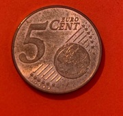 Hiszpania. 5 eurocent. 2022.
