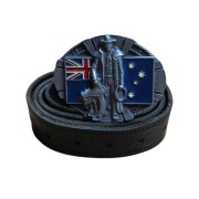 Pasek skórzany z Klamrą Australia Cowboy Western