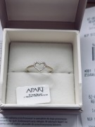 Apart złoty pierścionek serce r.14 pr.585