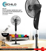 WIATRAK SCHILD RA04KFS LCD PODŁOGOWY WENTYLATOR STOJĄCY 