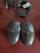 kultowa vintage mysz komputerowa Logitech M-BJ69 myszka usb przewodowa