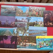 Stare pocztówki Stany Zjednoczone USA Disney Land lata 70- 13 sztuk