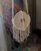 TOREBKA BOHO NA SZYDEŁKU ZE SZNURKA BAWEŁNIANEGO