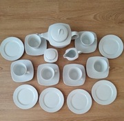 Komplet do herbaty lub kawy z porcelany Włocławek