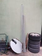 Rura ocynkowana do wody 1.1/4 cala nowa 2m