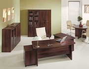 Zestaw mebli Maron biurko szafki gabinet kontenerek komplet