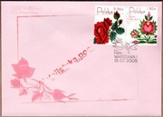 Fdc Fi 4045 i 4047 Róże w hafcie polskim