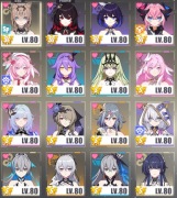 Konto Honkai Impact 3rd, lvl 88, Ameryka