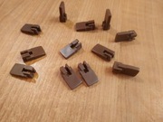 UNITRA Diora mini magnetofon M 411 415 2504 klawisz przycisk nasadka brąz