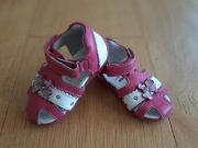 Różowo-białe sandałki skórzane r.19 Lasocki Kids