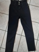Spodnie jeansowe z wysokim stanem 38 
