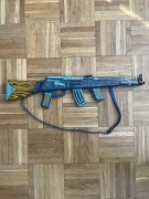 Zabytkowa zabawka karabin kałsznikov AK-47 Węgry Elzett Muvek PRL ussr cccp