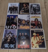 Wkładki TERAZ ROCK cz.3 SAXON WHITESNAKE RUSH ACDC BUDGIE UFO RAINBOW 
