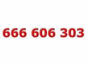 Złoty numer ____ 666 606 303 ____ Platynowy - ViP