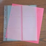 Kobra F6 - Strona/karta na 6 dużych monet o śr. 60mm (6x 68x68mm)