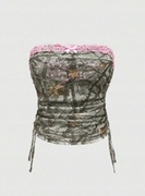 Top y2k bez ramiączek L nowy z metką 