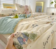 Kołdra letnia z motywem królików 150x200