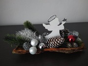 Dekoracja Prezent STROIK na Korze ŚWIĘTA Aniołek