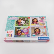 puzzle Koci Domek Gabi 4 obrazki 72 sztuki Clementoni