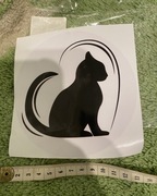 kot naklejka wodoodporna na samochód