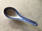 chińska łyżka z porcelany