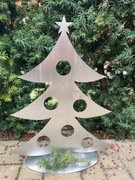 choinka dekoracyjna ze stali nierdzewnej