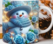 Kubek3D z bałwankiem 330ml 