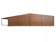 Garaż blaszany 14x6 Brama 2.30 profil ocynk Premium