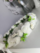 Nowy wianek komunijny na głowę do pierwszej komunii Świętej biały 