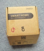 Inteligentny włącznik ścienny z gniazdkiem 