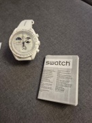 Omega x Swatch Bioceramic Moonswatch Mission To Earthphase Moonshine Gold