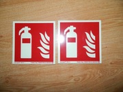 Znak: Gaśnica tabliczka 2 sztuki