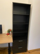 Regał Brimnes Ikea czarny 60x190