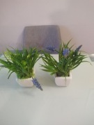 Dekoracje ok 15cm-2szt. Dekoracje w ceramicznej osłonce.