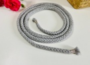 Pasek ze sznurka SZARY