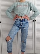 bluza miętowa top długi rękaw F&F 10 lat+