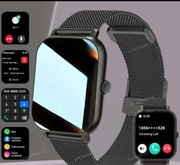 Smartwatch czarny bransoletka czarna bransoleta 