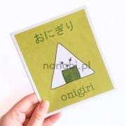 Grafika japońskie onigiri