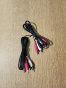 Przewód kabel audio 2x RCA (Cinch) - 2x RCA (Cinch) 1m 